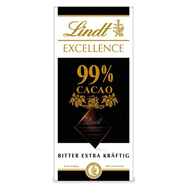 шоколад линд екселенс 99% какао 100 гр