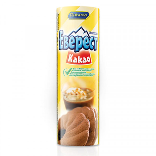 бисквити еверест с какао 210гр.