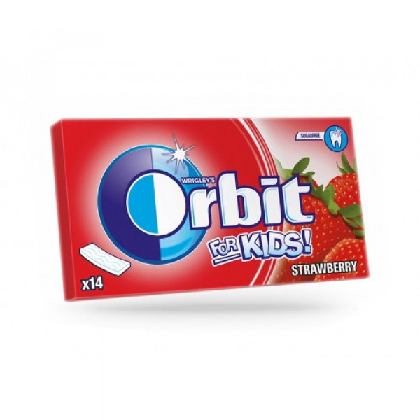 дъвки орбит ягода драже 14гр