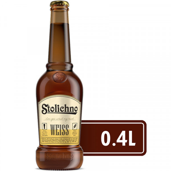 бира столично вайс 0,400л