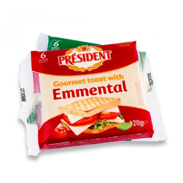президент тост ементал 120гр