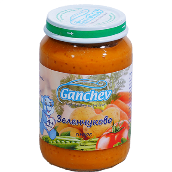 пюре ганчев зеленчуково 190гр.
