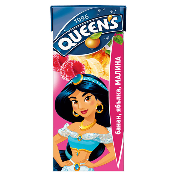 плодов сок куинс банан,малина ябълка 200 мл