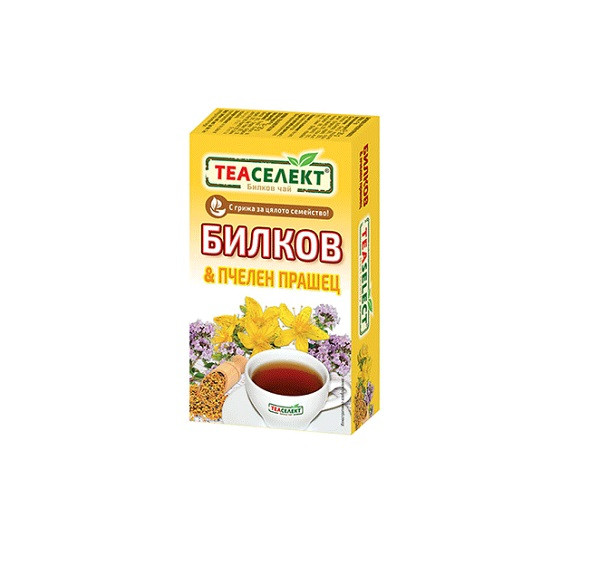 чай теаселект с пчелен прашец 20бр.